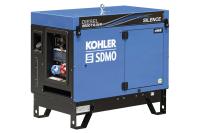 Дизель генератор KOHLER-SDMO Diesel 6500 TA Silence AVR C5 в кожухе - 5.2 кВт / трёхфазный (380/220 В)