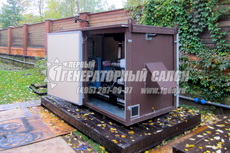 Поставка и монтаж электростанции GMGen GMM22  для частного дома