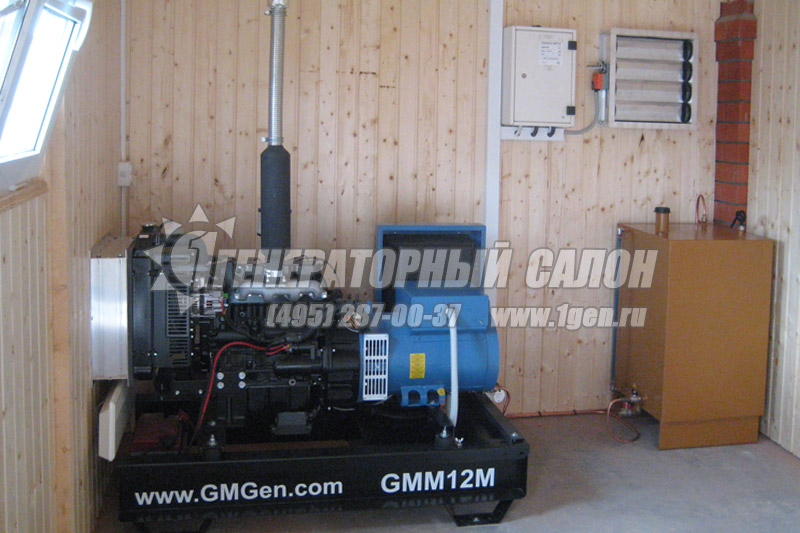 Монтаж электростанции GMGen GMM12M в частном доме