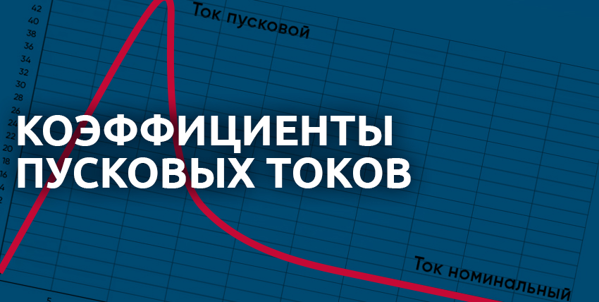 Коэффициенты пусковых токов
