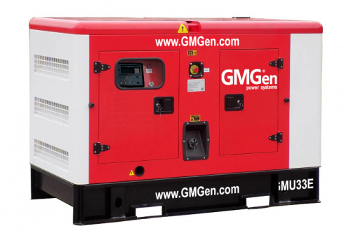 Дизель генератор GMGen GMU33E в кожухе - 26 кВт / трёхфазный (380/220 В) фото № 1