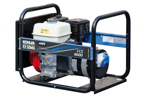 Бензогенератор KOHLER-SDMO HXC 6000 C5 - 5.6 кВт / однофазный (220 В) фото № 1
