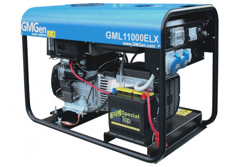 Дизель генератор GMGen GML11000ELX - 8.8 кВт / однофазный (220 В) фото № 4