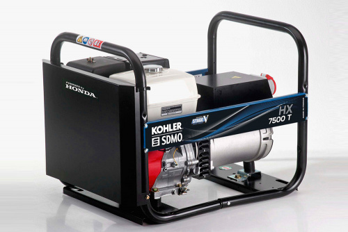 Бензогенератор KOHLER-SDMO HXC 7500 T C5 в контейнере - 5.7 кВт / трёхфазный (380/220 В) фото № 1