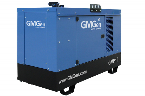 Дизель генератор GMGen GMP15 в кожухе - 12.0 кВт / трёхфазный (380/220 В) фото № 2