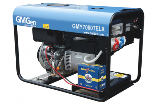 Дизель генератор GMGen GMY7000TELX - 5.0 кВт / трёхфазный (380/220 В) фото № 4