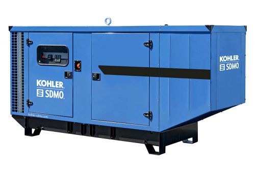 Дизельный генератор KOHLER-SDMO J250 в кожухе - 200 кВт / трёхфазный (380/220 В) фото № 1