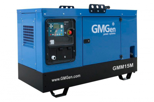 Дизель генератор GMGen GMM15M в кожухе - 15.0 кВт / однофазный (220 В) фото № 1