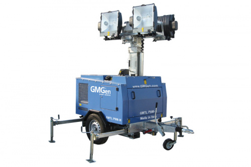 Осветительная мачта GMGen GMTL P9M-H на шасси с дизельным двигателем. фото № 2