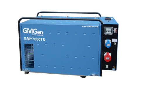 Дизель генератор GMGen GMY7000TS в кожухе - 5.0 кВт / трёхфазный (380/220 В) фото № 1