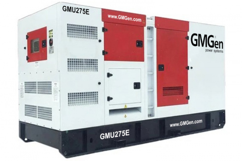 Дизельный генератор GMGen GMU275E в кожухе - 220 кВт / трёхфазный (380/220 В) фото № 1