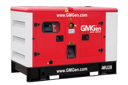 Дизель генератор GMGen GMU28 в кожухе - 22 кВт / трёхфазный (380/220 В) фото № 1