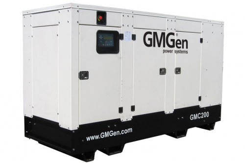 Дизельный генератор GMGen GMC200 в кожухе - 160 кВт / трёхфазный (380/220 В) фото № 1