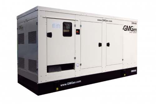 Дизельная электростанция GMGen GMI440 в кожухе - 352 кВт / трёхфазная (380/220 В) фото № 1