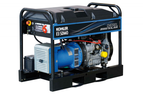 Дизель генератор KOHLER-SDMO Diesel 20000 TA XL AVR в контейнере - 15.2 кВт / трёхфазный (380/220 В) фото № 1