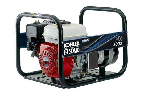 Бензиновый генератор KOHLER-SDMO HX 3000 C5 в контейнере - 2.7 кВт / однофазный (220 В) фото № 1