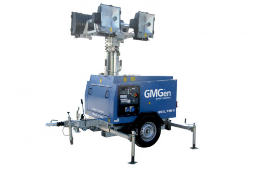 Осветительная мачта GMGen GMTL P9M-H на шасси с дизельным двигателем. фото № 1