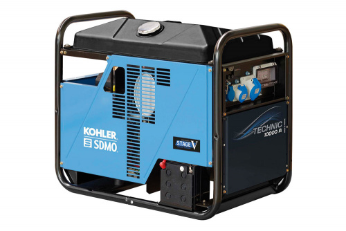 Генератор бензиновый KOHLER-SDMO Technic 10000 A C5 - 10.3 кВт / однофазный (220 В) фото № 1